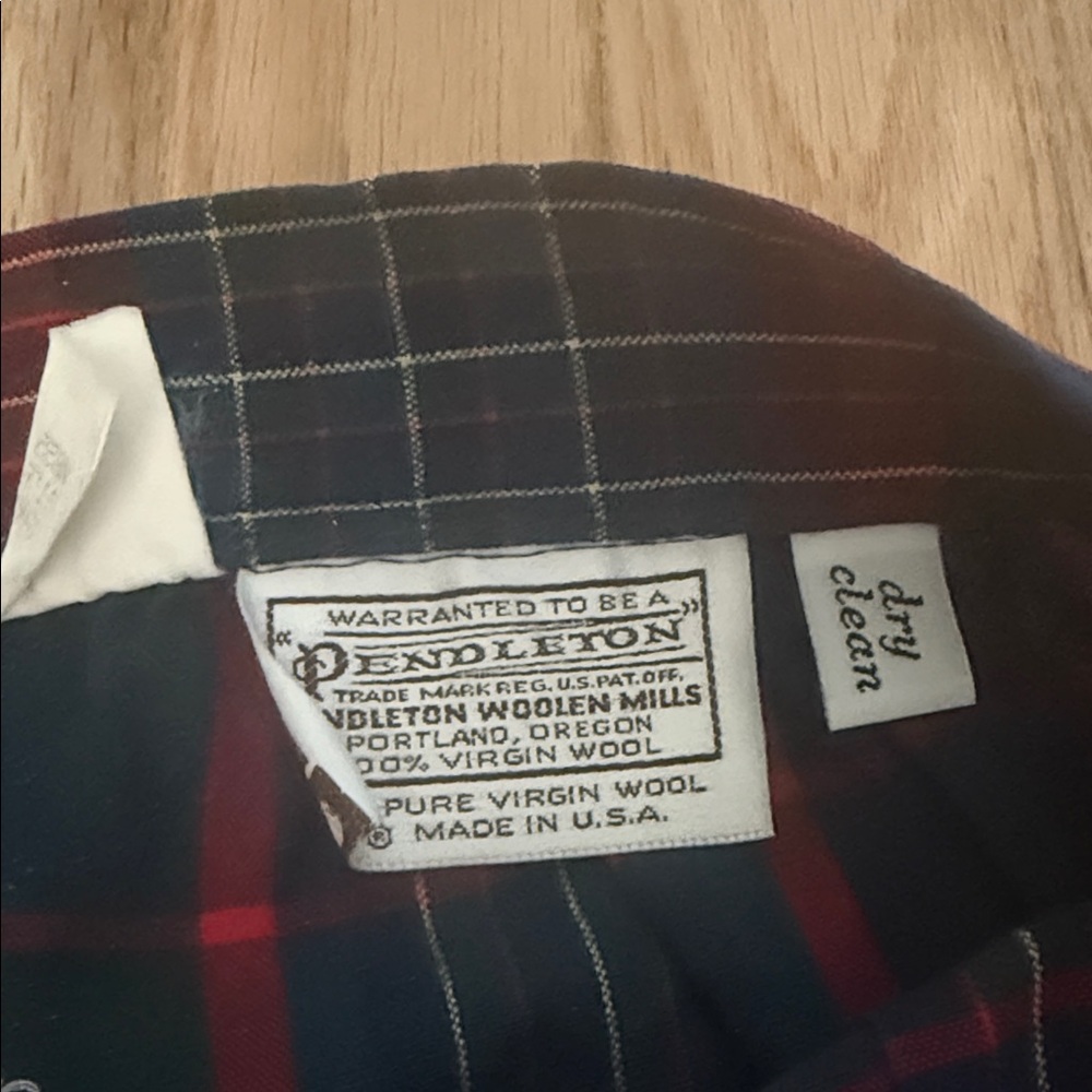 Vintage Pendleton Wool Skirt size 6 - Picture 2 of 3